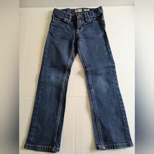 Oshkosh B'Gosh Girl's Skinny Denim Blue Jeans Size 6 Dark Wash